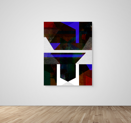 space-form-no4 Posters, Prints, & Visual Artwork 53x72 Canvas Roll