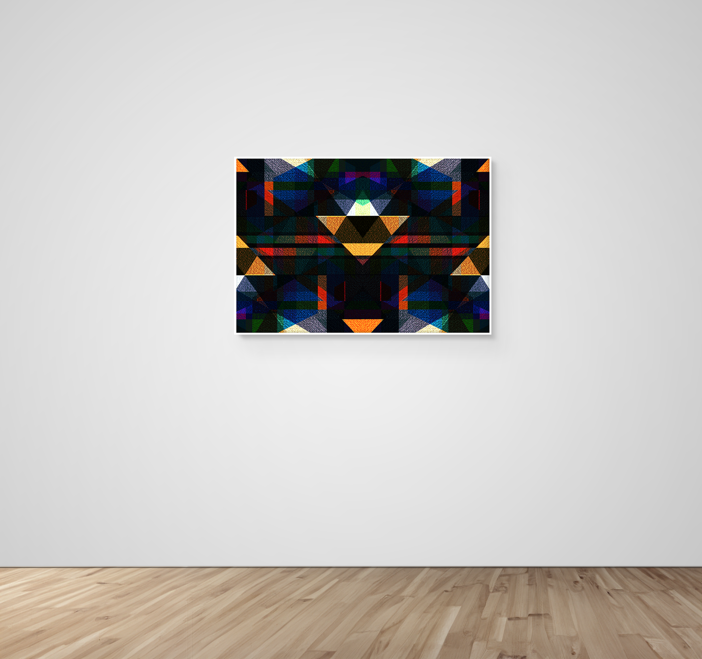 [type:product] Fractalcolor 001 Doubledark White Frame 36X24 — fractalcolor_001_doubledark_white_frame_36x24_2183x2048.png