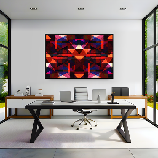 [scene:office] Homeofficescene 72X48 Fractalcolor Red Artwork — homeofficescene_72x48_fractalcolor_red_artwork_2500x2500.png