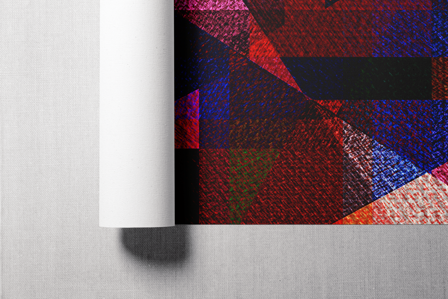 [type:gallery-wrap] Rolled Canvas Mockup Fractal Red 1B — rolled_canvas_mockup_fractal_red_1b_1500x1000.png