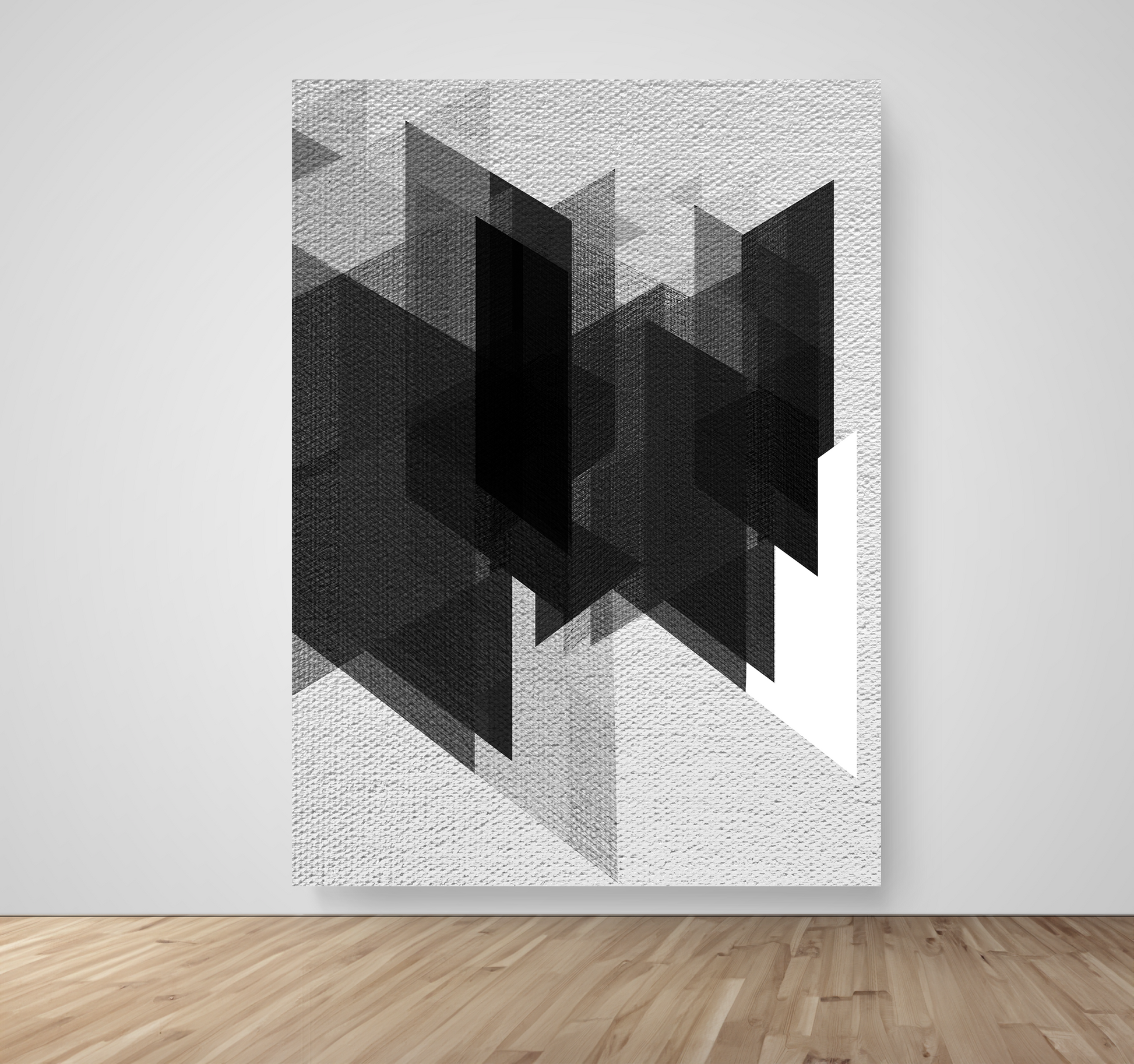 noir-mosaic-no1 Posters, Prints, & Visual Artwork 36x48 Gallery Wrapped Stretched Canvas