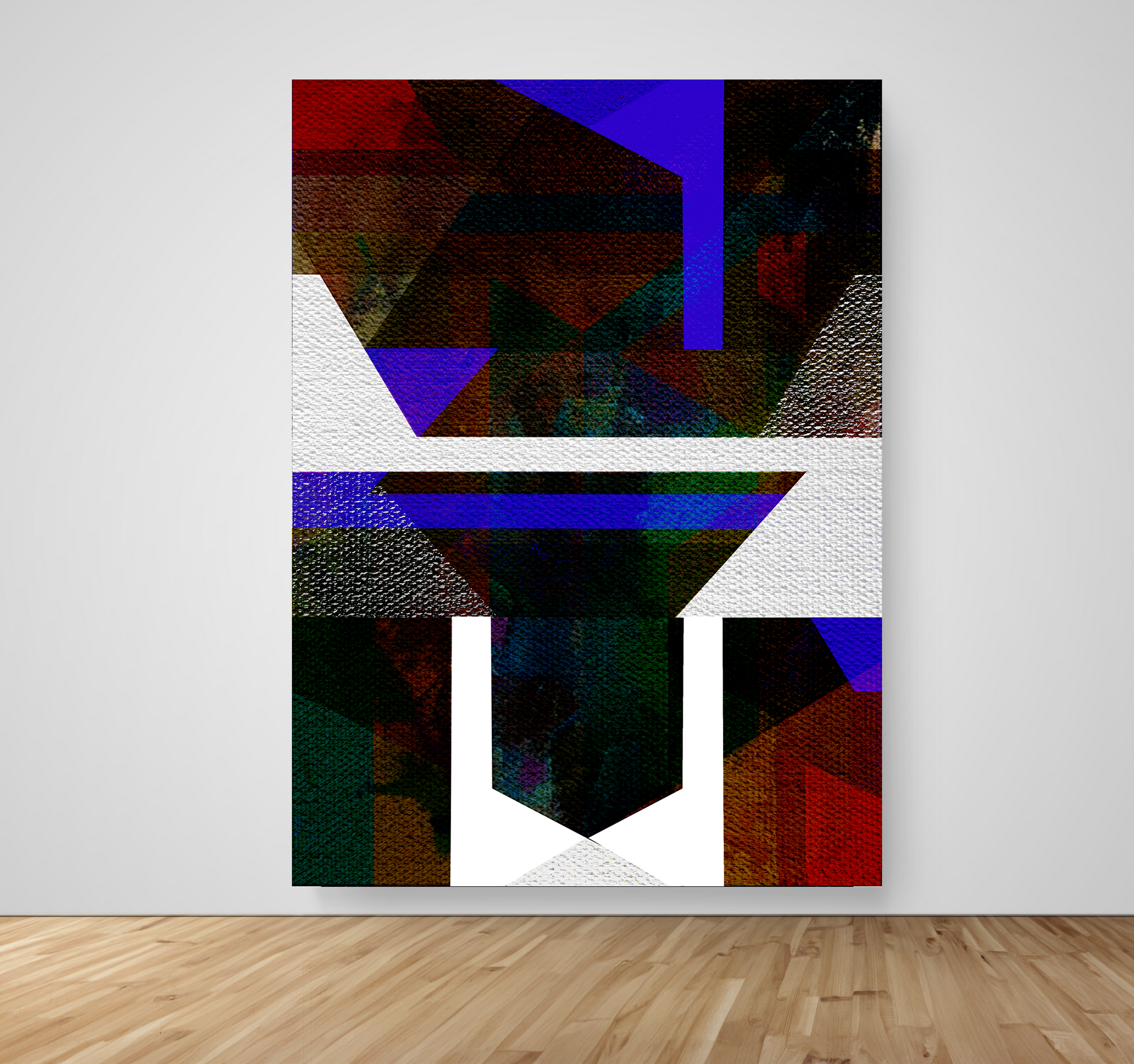 space-form-no4 Posters, Prints, & Visual Artwork 24x36 Gallery Wrapped Stretched Canvas