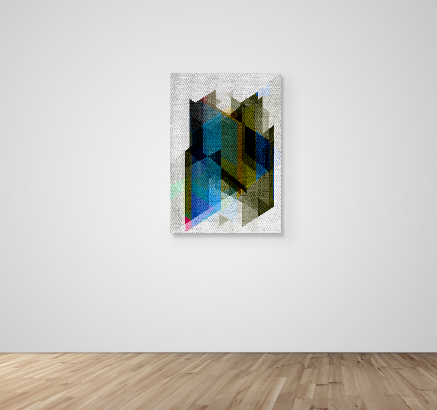 Abstract Art, Wall Art, Ready-To-Hang, Vivid Mosaic no4, Mosaic, Frame Size-24x36, Frame Color-NA,Frame Style-Thin Floating Frame, VividWalls, Artwork