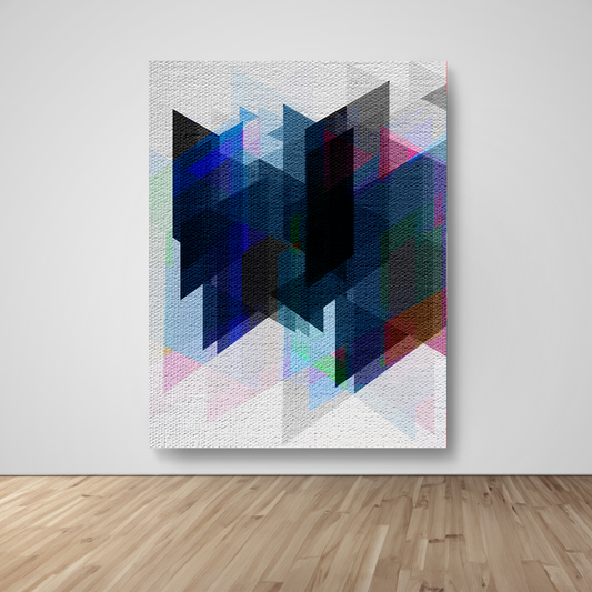vivid-mosaic-no5 Posters, Prints, & Visual Artwork 36x48 Gallery Wrapped Stretched Canvas